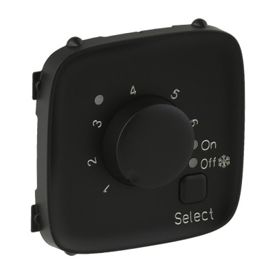 Legrand Valena ALLURE.Лицевая панель для термостата для теплых полов.Антрацит, 755328