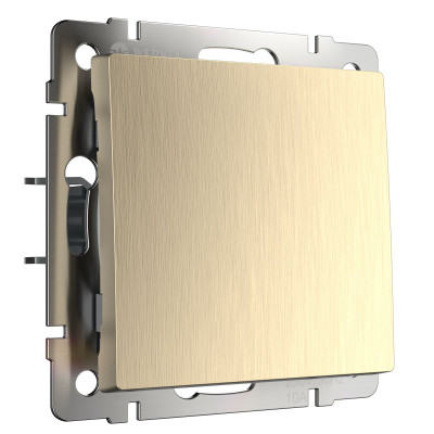 Werkel W1112010/ Выключатель одноклавишный проходной (шампань рифленый), a051435