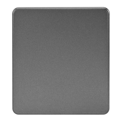 Заглушка ROUND декоративная с суппортом титан KRANZ, KR-78-0735-2