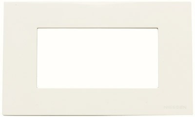 N2474 BL - Рамка итальянского стандарта на 4 модуля, серия Zenit, цвет альпийский белый - 2CLA247400N1101