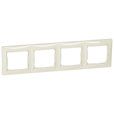 Legrand Рамка 4 поста - Legrand Valena - слоновая кость, 774354
