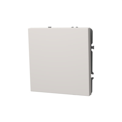 Выключатель встраиваемый VOLTUM S70 одноклавишный 10А, (белый матовый), VLS010102