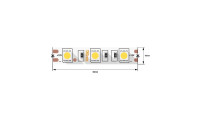 Лента светодиодная стандарт 5050 60LED/м 14.4Вт/м холод. бел. 12В IP20 со скотчем 3М (уп.5м) SWG Standard 00-00007265