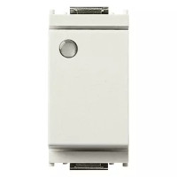 Vimar Переключатель 1Р 16АХ .с подсветкой без лампочки, белый, 16025.B