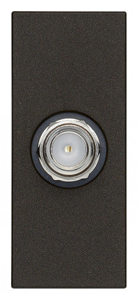 Vimar Розетка коаксиальная tipo F черная, 30318.G