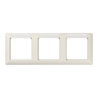 Рамка 3-кратная горизонтальная с полем для надписи слоновая кость, AS5830BFINA Рамка 3-кратная горизонтальная с полем для надписи слоновая кость, AS5830BFINA