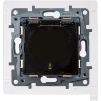 Legrand Розетка с заземлением IP44 - Legrand Etika - со шторками с защитной крышкой 16А 250В винтовые зажимы - антрацит, 672626 Legrand Розетка с заземлением IP44 - Legrand Etika - со шторками с защитной крышкой 16А 250В винтовые зажимы - антрацит, 672626