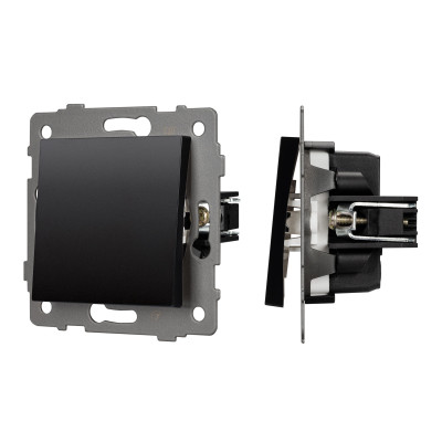 049868 - Механизм выключателя одноклавишный непроходной SWT-MK01-PL-BK-V (250V, 10A) (Arlight, -)