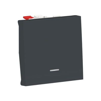 NU320354S - Unica modular переключатель 1-клав., с нейтралью, 2 модуля, антрацит