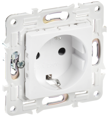 SKANDY Роз. с з/к/ш 16А SK-R04W арк. бел. IEK, SK-R14-16-K01