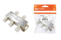 Делитель TV «краб»х4 под F разъём 5-1000 МГц TDM Electric, SQ1809-0031