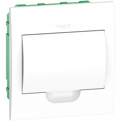 EZ9E108P2FRU - City9 Box корпус встраиваемый с белой дв. 1ряд/8мод, Systeme Electric