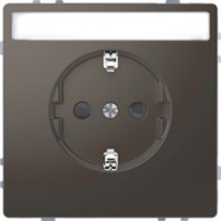 D-Life Розетка 2К+З 16 А, 250 В~, с полем для надписи, антрацит D-Life Розетка 2К+З 16 А, 250 В~, с полем для надписи, антрацит