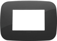 19683.81 - Vimar Накладка ROUND на 3 модуля черная