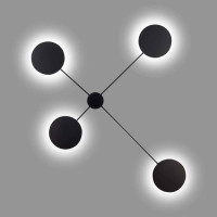 ST LUCE SL6006.401.04 Светильник настенно-потолочный ST-Luce Черный/Черный LED 4*5W 3000K