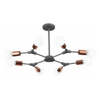 Evoluce SLE106403-08 Светильник потолочный Серый, Розовое золото E27 8*60W