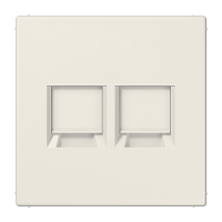 Плата (фиксация защёлкиванием) для двух модулей; термопласт; слоновая кость, LS1969-2AT Плата (фиксация защёлкиванием) для двух модулей; термопласт; слоновая кость, LS1969-2AT