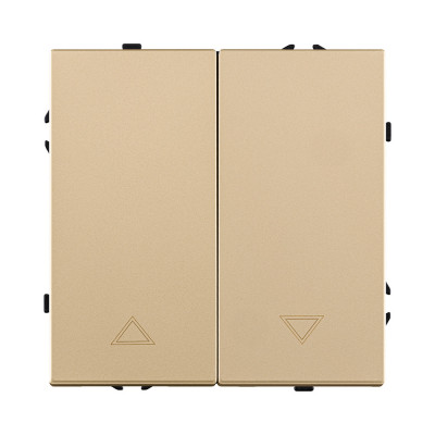 Механизм управления жалюзи 2-клавишный, золотой Kollinger Eclipse EC-013GD