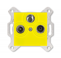5011H-A03303 64W - Розетка TV-R-SAT ABB Levit единственная жёлтый - 2CHH083303A6064