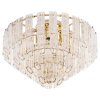 Arte Lamp JASTIN, Люстра, цвет арматуры - ЗОЛОТО, цвет плафона/декора - ПРОЗРАЧНЫЙ, 5х40W E14, A2848PL-5GO