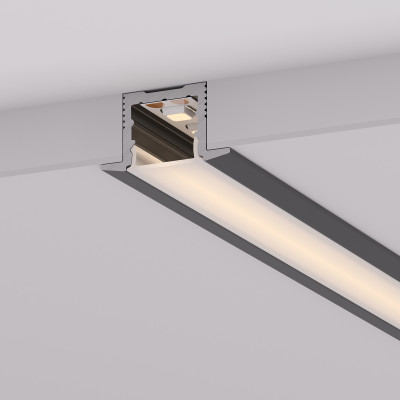 Профиль SL-SLIM-H13M-F25-2000 BLACK (Arlight, Алюминий), 037114