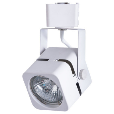 Arte Lamp MISAM, Трековый светильник, цвет арматуры - белый, цвет плафона/декора - БЕЛЫЙ, 1х50W GU10, A1315PL-1WH