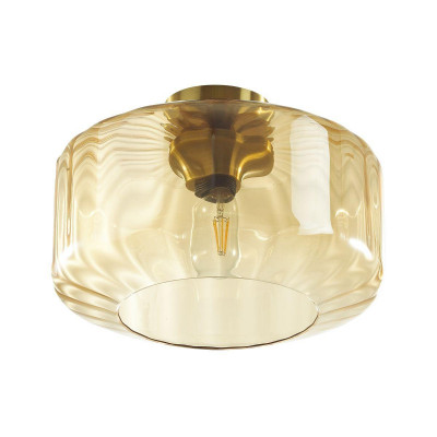 4747/1C PENDANT ODL21 345 янтарный/бронзовый Светильник потолочный E27 1*60W BINGA