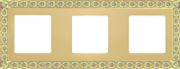 FD01223OB Fede San Sebastian Рамка 3-ная, Bright Gold