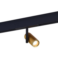 ST LUCE ST808.236.08 Магнитный трековый светильник Золотистый LED 1*8W 3000K 550Lm Ra>90 36° IP20 D42xH135 48VV