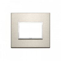 Vimar Накладка Eikon Evo на 3 модуля, светлая бронза, 21653.04