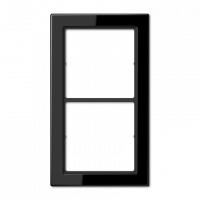 Рамка 2-кратная; черная, FD982SW