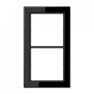 Рамка 2-кратная; черная, FD982SW