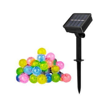 Солнечн. свет-к ФАZА SLR-G05-30M гирлянда, шарики, мультицв, 5033375