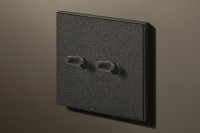 Cockpit 1C Панель 1-ая для 1 двойного перекл.(2-way switch), Textured black