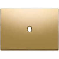 Vimar Накладка плоская, 3 модуля на 1 кнопка,Vintage, золото, 22673.1.82