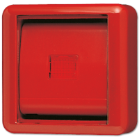 Крышка со стеклом – красная клавиша и красное окошко, 860WGLRT