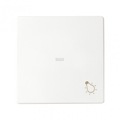 Simon 82 Detail Белая Клавиша с пиктограммой "свет", 8200016-030