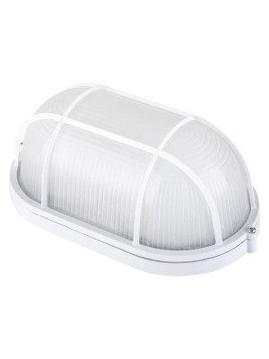 Светильник НПБ1202 белый/овал с реш. 100Вт IP54 TDM Electric, SQ0303-0038