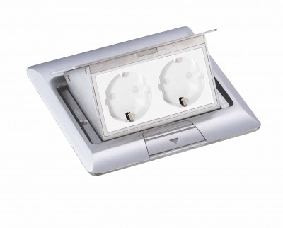 Donel Выдвижной блок 4 мод. алюминий (с уст. набором), DPB4AL