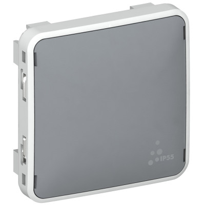 Legrand Plexo Лицевая панель заглушки, серый, 069537