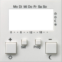 146927 Gira Накладка для регулятора температуры пола с часами