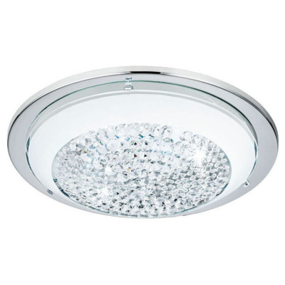95639 Светодиод. настенно-потолочный светильник ACOLLA, 8,2W (LED), сталь/хром/стекло с кристал/бел