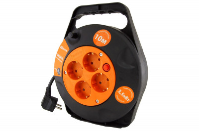 Удлинитель силовой в корпусе УКз16-004 TDM Electric (4 места/10м ПВС 3х1,5), SQ1301-0552