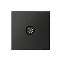 GAL001492 - ARTGALLERY TV РОЗЕТКА проходная 4DB, механизм, БАЗАЛЬТ, Systeme Electric