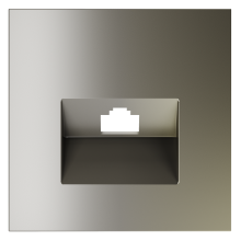 Накладка для розетки компьютерной RJ45 кат.6, S70 (шелк), VLS001304