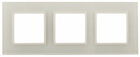 ЭРА 14-5103-02 Elegance Сл.кость/сл.кость Стекло Рамка 3-ая
