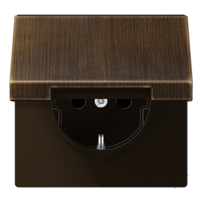 SCHUKO®-розетка 16 A / 250 B ~ с крышкой, ME1521KLAT