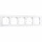 Werkel W0051101/ Рамка на 5 постов Favorit (белый,стекло), a051195
