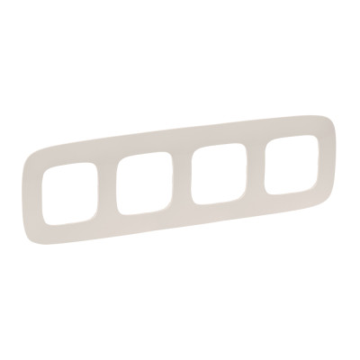 Legrand Valena ALLURE.Рамка "Слоновая кость".4-постовая универсальная, 754314
