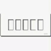 Vimar Накладка для 5 модулей пластик слоновая кость, 08639.A Vimar Накладка для 5 модулей пластик слоновая кость, 08639.A